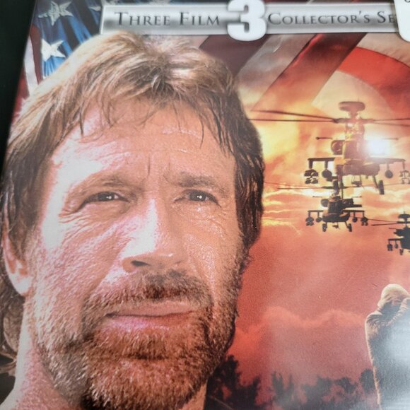 (DVD) Chuck Norris Three Film Collection - President's Man 1 & 2 / Logan's War - Picture 2 of 4